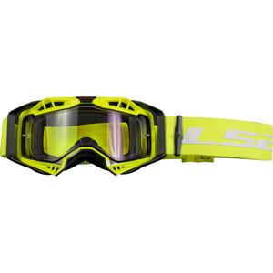 Motokrosové brýle LS2 Aura Enduro černo-žluté čiré plexi