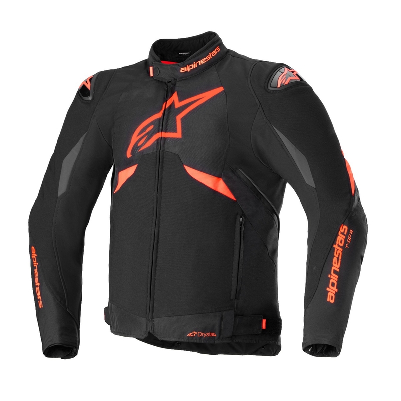 Bunda na motorku Alpinestars T-GP R 3 DRYSTAR černo-fluo červeno-bílá