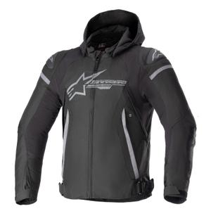 Bunda na motorku Alpinestars Zaca Waterproof černo-tmavě šedá