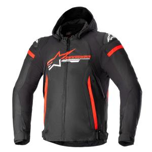 Bunda na motorku Alpinestars Zaca Waterproof černo-červeno-bílá