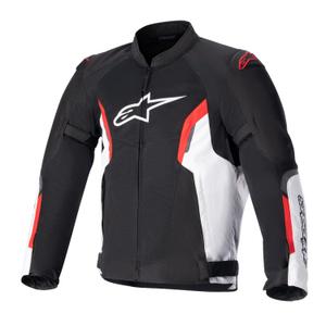 Bunda na motorku Alpinestars AST AIR TECH-AIR 5 kompatibilní černo-bílo-fluo červená