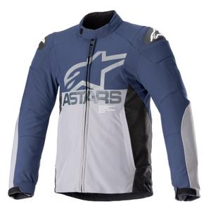 Bunda na motorku Alpinestars SMX Waterproof tmavě modro-šedá