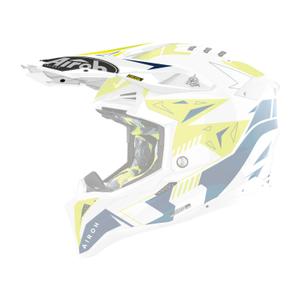 Kšilt pro helmu Airoh Aviator Spin žluto-modrý lesklý