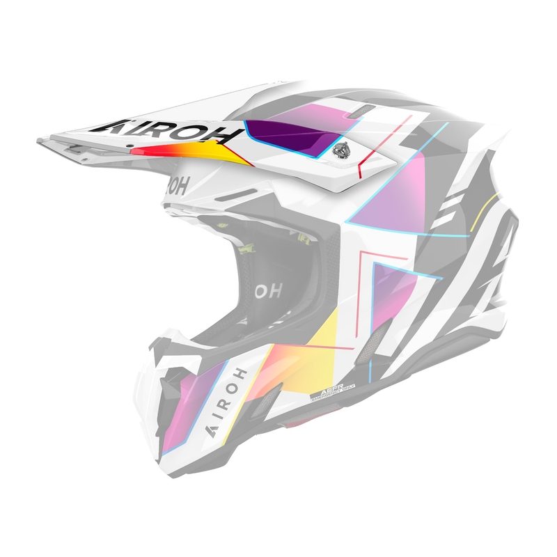 Kšilt pro helmu Airoh Twist 3 Rainbow lesklý