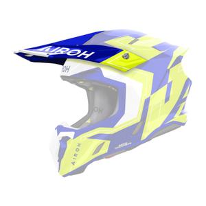 Kšilt pro helmu Airoh Twist 3 Dizzy modro-žlutý lesklý