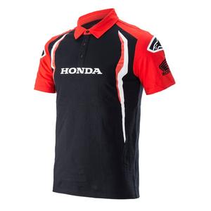 Polo triko Alpinestars Honda červeno-černé