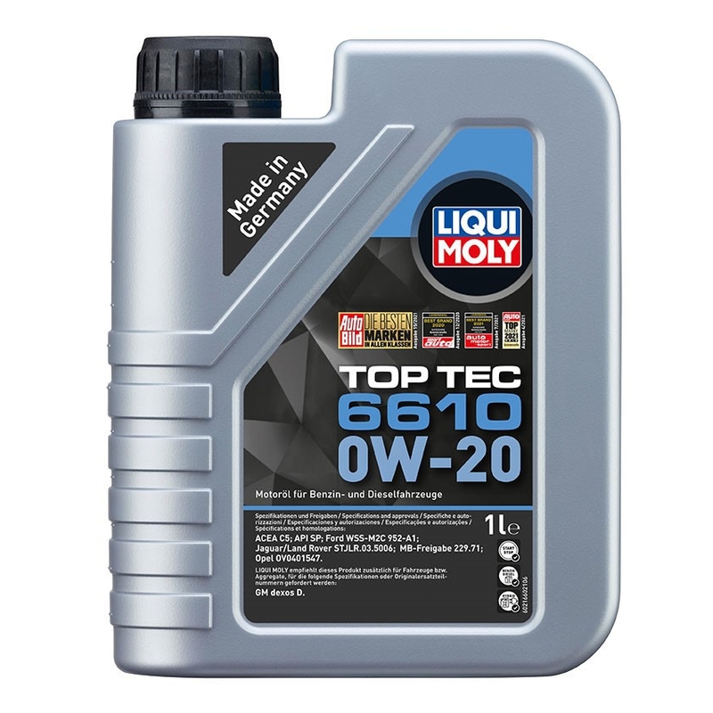 Syntetický motorový olej LIQUI MOLY Top Tec 6610 0W-20 1 l
