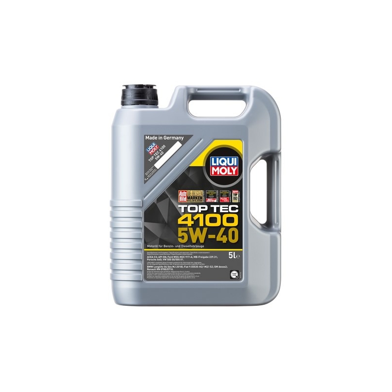 Syntetický motorový olej LIQUI MOLY Top Tec 4100 5W-40 5 l