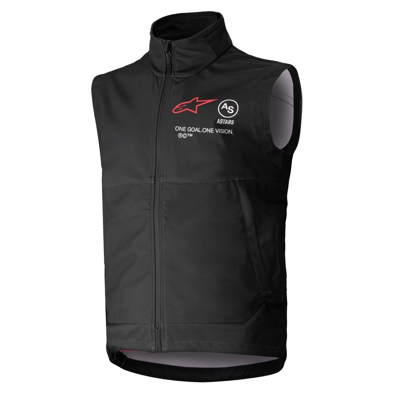 Softshellová vesta Alpinestars Techstar černá
