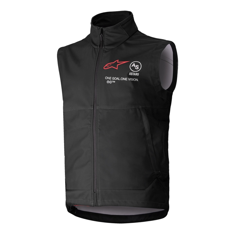 Dětská softshellová vesta Alpinestars Techstar černá