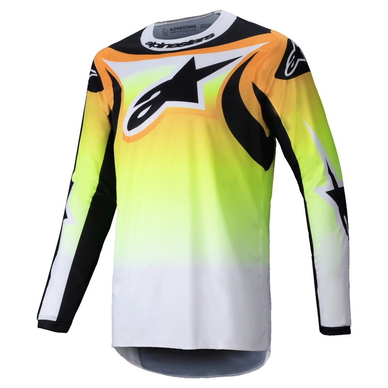 Motokrosový dres Alpinestars Fluid Wurx žluto-černý