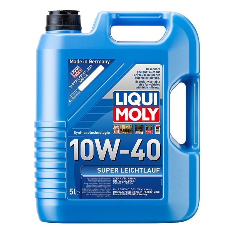 Syntetický motorový olej LIQUI MOLY Super Leichtlauf 10W-40 5 l
