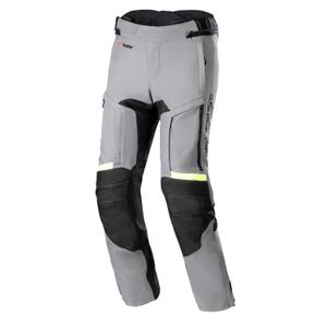 Kalhoty na motorku Alpinestars Bogota Pro Drystar 3 Season šedo-černo-fluo žluté
