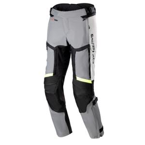 Kalhoty na motorku Alpinestars Bogota Pro Drystar 4 šedo-černo-fluo žluté