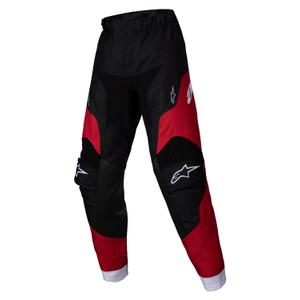 Dětské motokrosové kalhoty Alpinestars Racer Veil Kids černo-červené