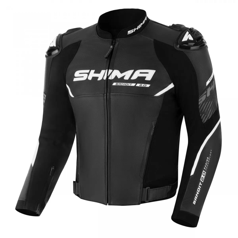 Kožená bunda na motorku Shima Bandit 2.0 černá