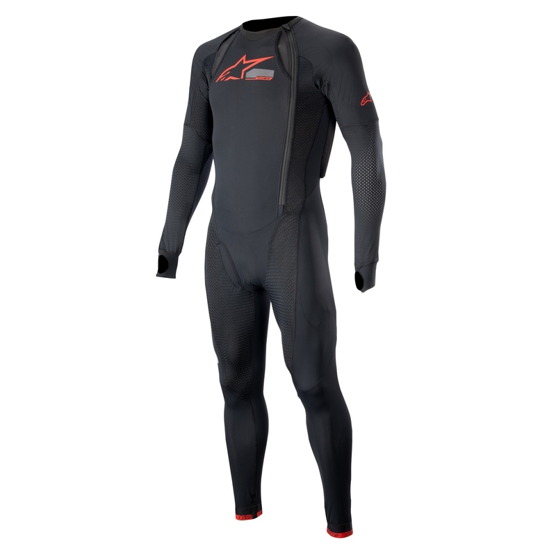 Vnější vrstva airbagové vesty Alpinestars TECH-AIR®10 černo-červeno-šedá