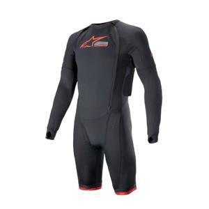 Vnější vrstva airbagové vesty Alpinestars TECH-AIR®10 s krátkými nohavicemi černo-červeno-šedá