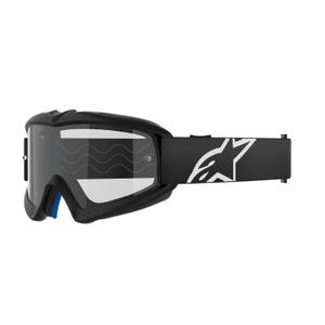 Dětské motokrosové brýle Alpinestars Vision Youth Corp černé s čirým zorníkem