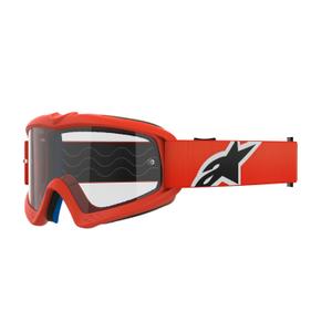 Dětské motokrosové brýle Alpinestars Vision Youth Corp oranžové s čirým zorníkem