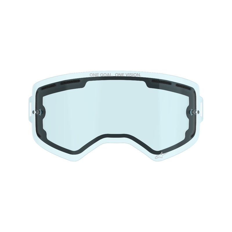 Plexi pro brýle Alpinestars Supertech dvojité antifog modré
