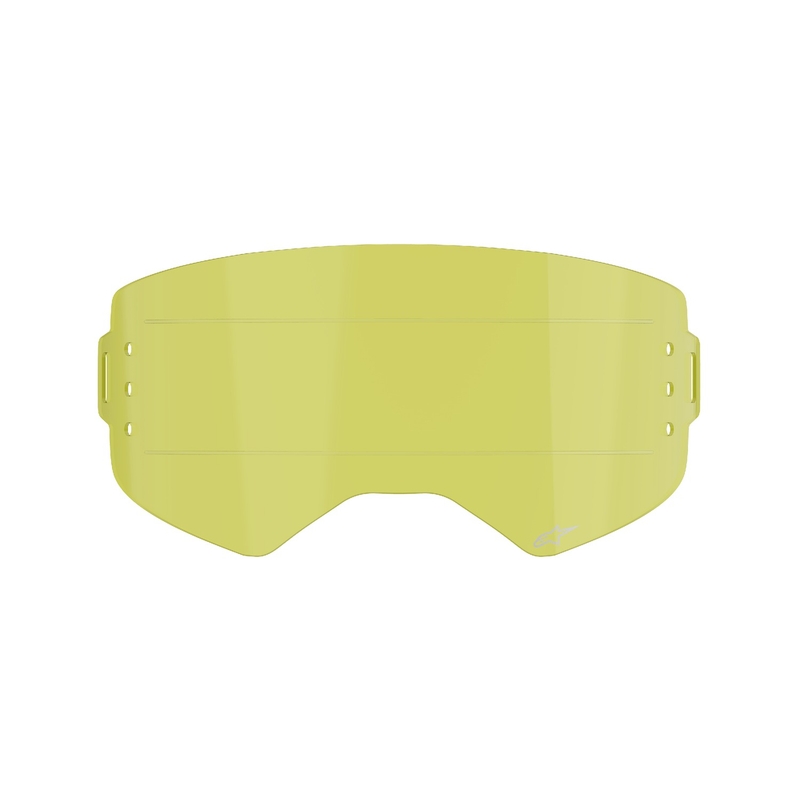 Plexi pro brýle Alpinestars Supertech pro systém roll-off žluté