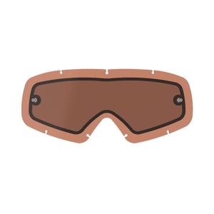 Dětské plexi pro brýle Alpinestars Vision Youth dvojité antifog oranžovo-hnědo-afterburn