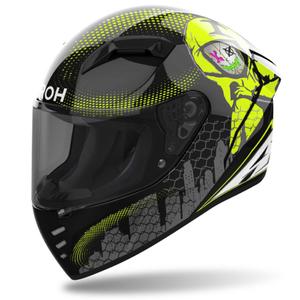Integrální helma na motorku Airoh CONNOR Gamer černo-šedo-fluo žlutá
