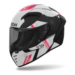 Integrální helma na motorku Airoh CONNOR Omega matná bílo-červená