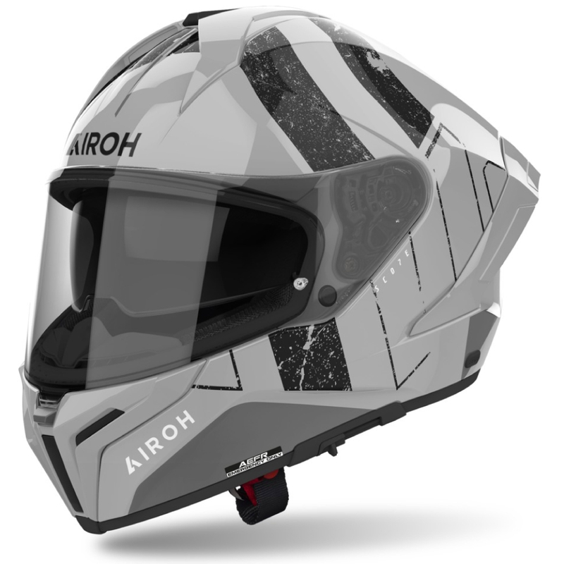 Integrální helma na motorku Airoh MATRYX Scope světle šedá
