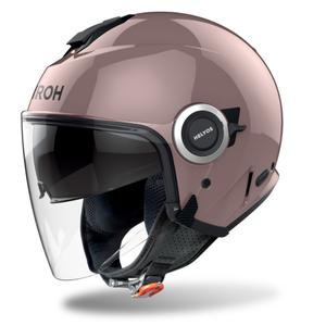 Otevřená helma na motorku Airoh HELYOS Color metalická růžová