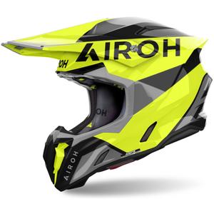 Motokrosová helma Airoh Twist 3 King lesklá žlutá