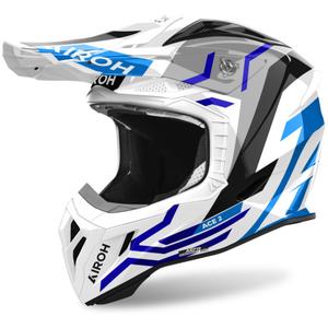 Motokrosová helma Airoh Aviator Ace 2 Ground lesklá modrá