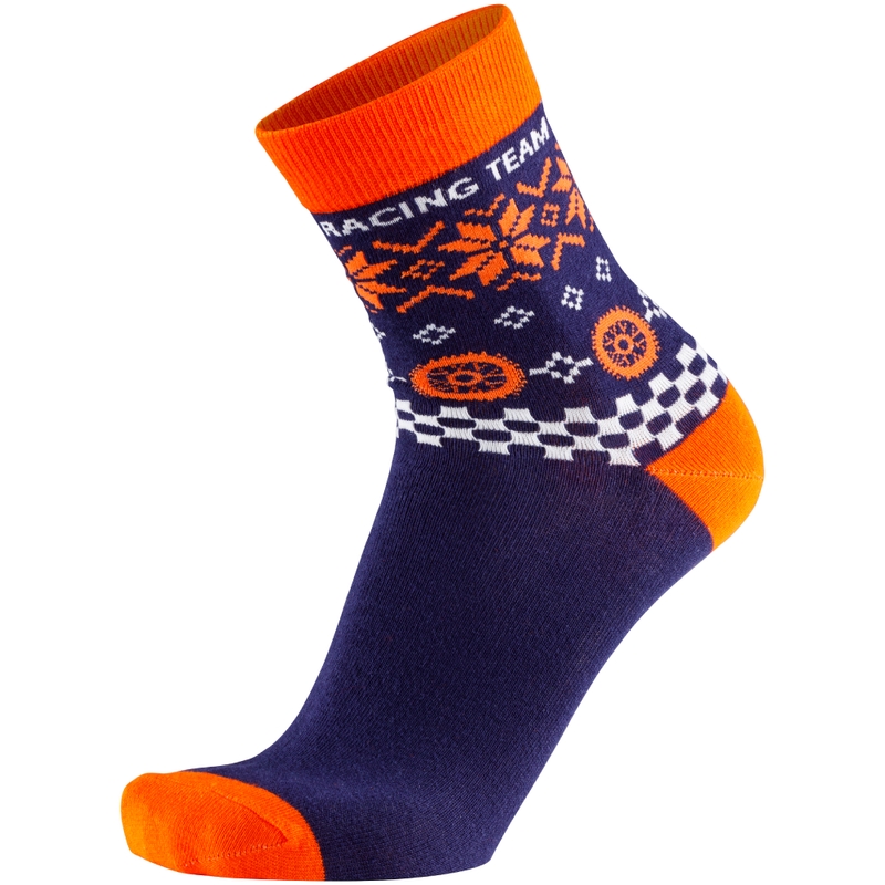 Ponožky Red Bull KTM Winter modro-oranžové