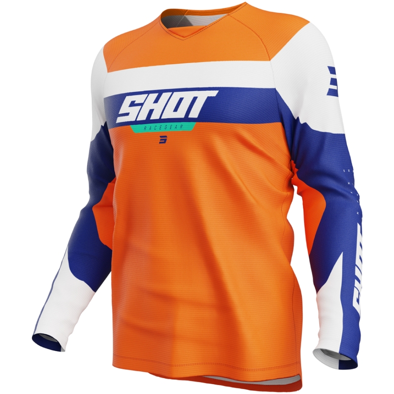 Dětský motokrosový dres Shot Draw League oranžový