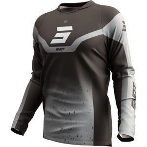 Motokrosový dres Shot Devo Blast černo-šedý