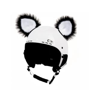Uši na helmu Kočka černá