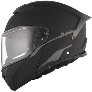 Vyklápěcí helma na motorku MT ATOM 2 SV SOLID A1 černá matná