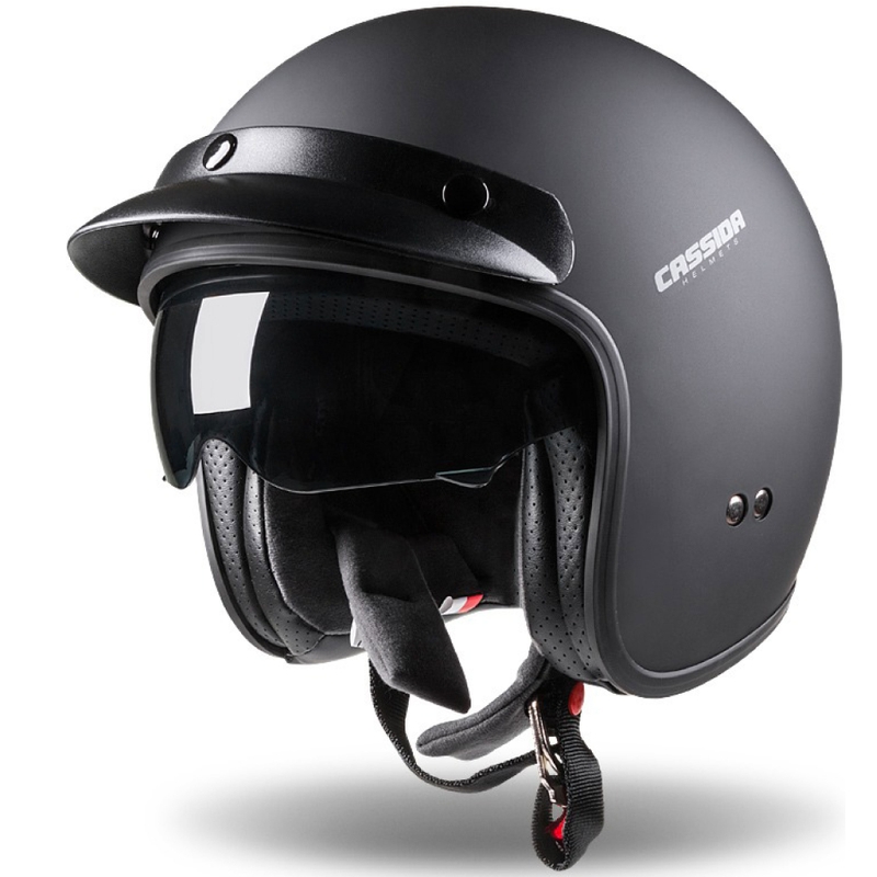 Přilba na moto otevřená Cassida Oxygen černá matná