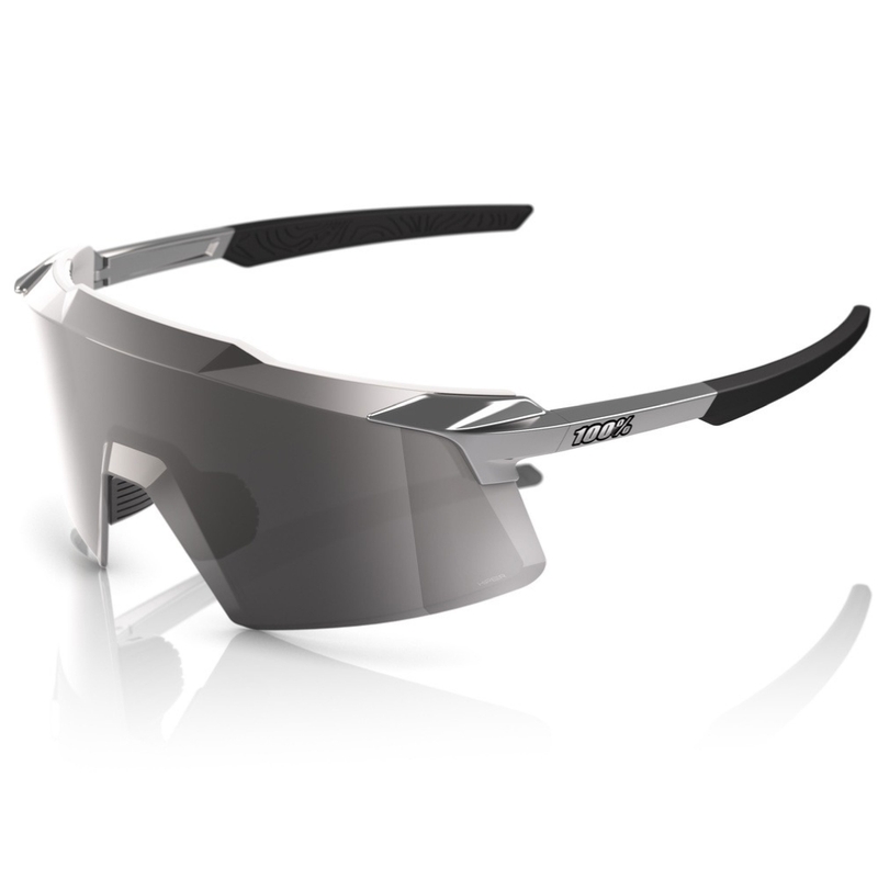 Sluneční brýle 100% Aerocraft se stříbrným HiPER sklem