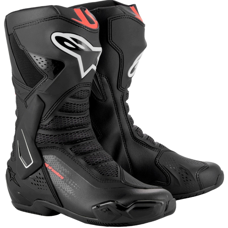 Boty na motorku Alpinestars SMX-6 3 černo-fluo červené