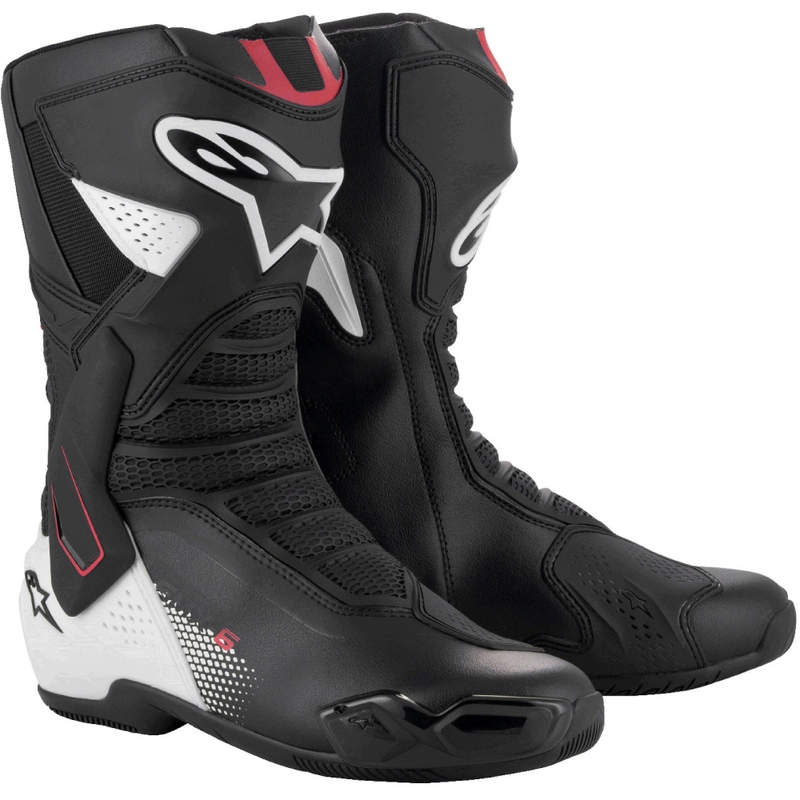 Boty na motorku Alpinestars SMX-6 3 černo-bílo-červené
