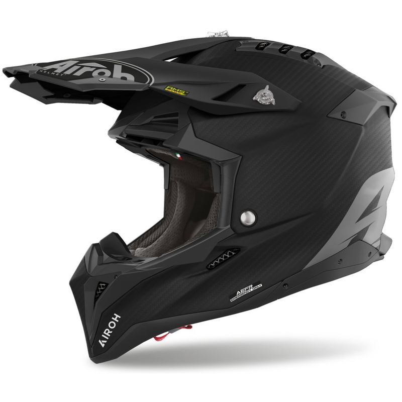 Motokrosová helma Airoh Aviator 3.0 Carbon černá matná