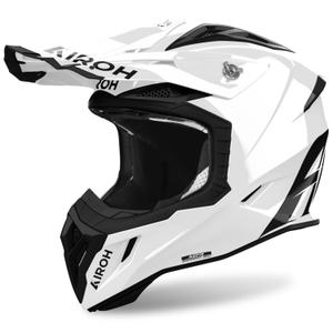 Motokrosová helma Airoh Aviator ACE 2 Color bílá lesklá