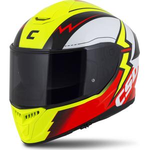 Integrální přilba na motorku Cassida Integral GT 2.1 Flash fluo žluto-červeno-černo-bílá