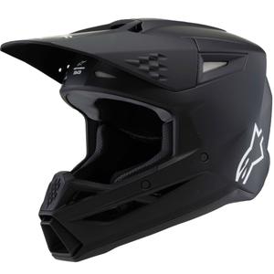 Dětská motokrosová přilba Alpinestars S-M3 Solid černá matná