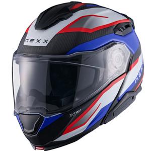 Vyklápěcí helma na motorku Nexx X.Lifetour PRO Mile matná modro-červená