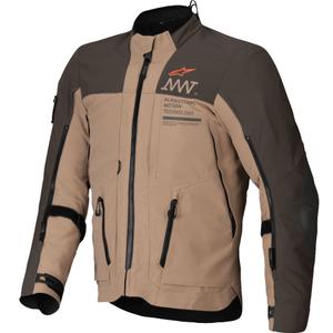 Bunda na motorku Alpinestars AMT-8 Stretch Drystar XF hnědo-khaki