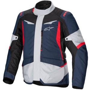 Bunda na motorku Alpinestars ST-1 Waterproof tmavě modro-černo-červená