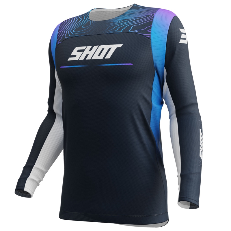 Motokrosový dres Shot Contact Apex modrý